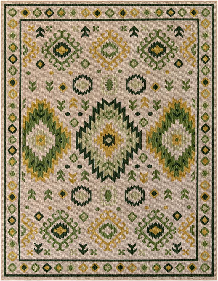 Detail image of 7' 10 x 10' Easy-Clean Baja Indoor / Outdoor Rug