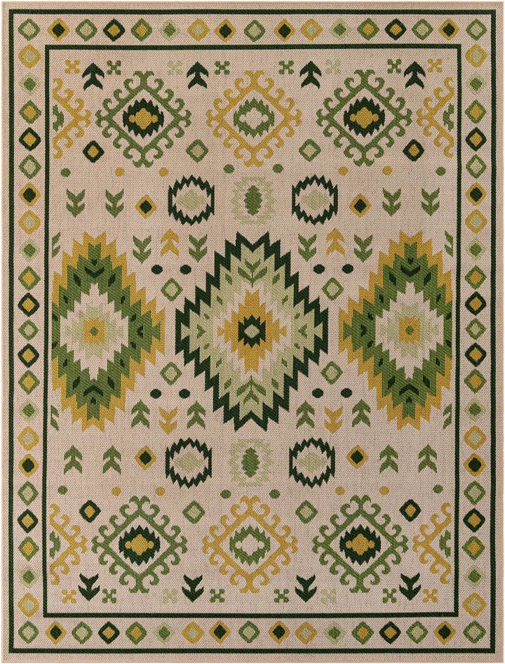 Detail image of 7' 10 x 10' Easy-Clean Baja Indoor / Outdoor Rug