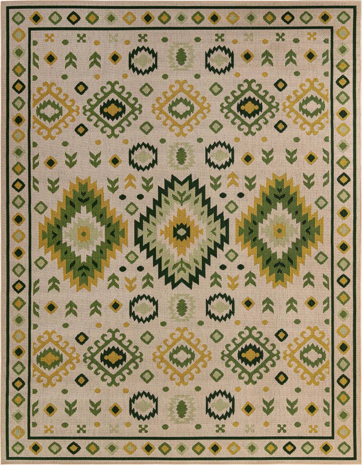 Detail image of 9' x 12' Easy-Clean Baja Indoor / Outdoor Rug