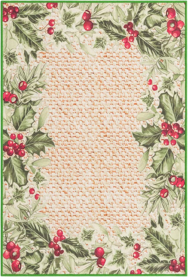 Detail image of 4' x 6' Easy-Clean Jill Zarin Caribbean Jamaica Indoor / Outdoor Rug