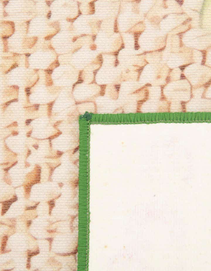 6' 1 x 9' Easy-Clean Jill Zarin Caribbean Indoor / Outdoor Rug