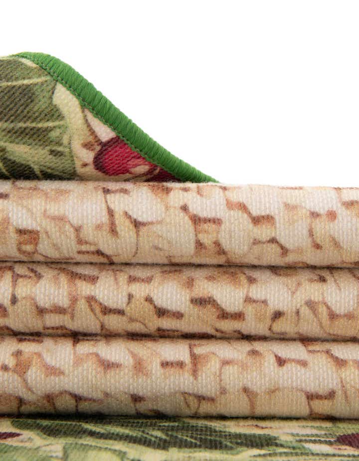 6' 1 x 9' Easy-Clean Jill Zarin Caribbean Indoor / Outdoor Rug