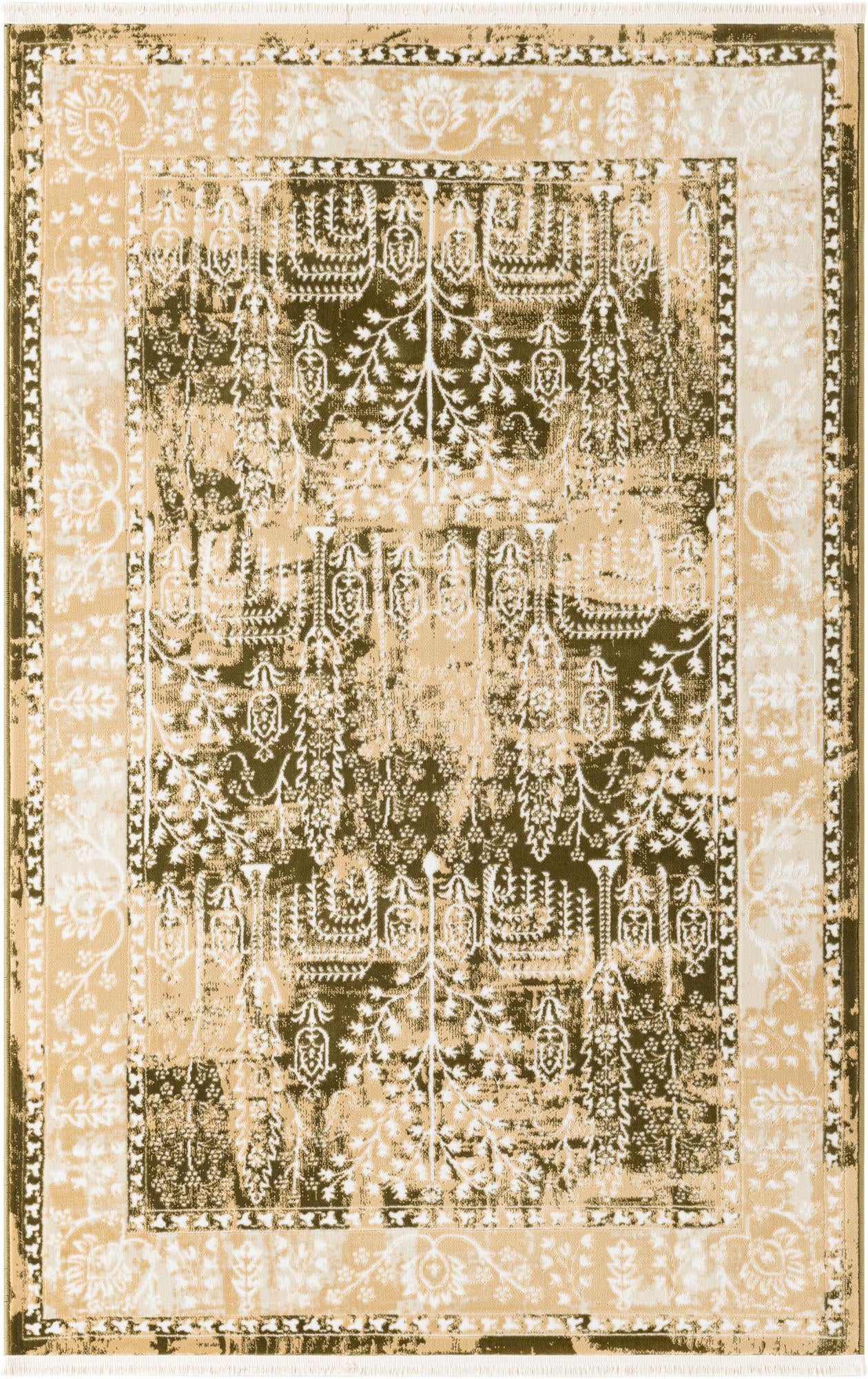4' x 6' Nain Design Rug