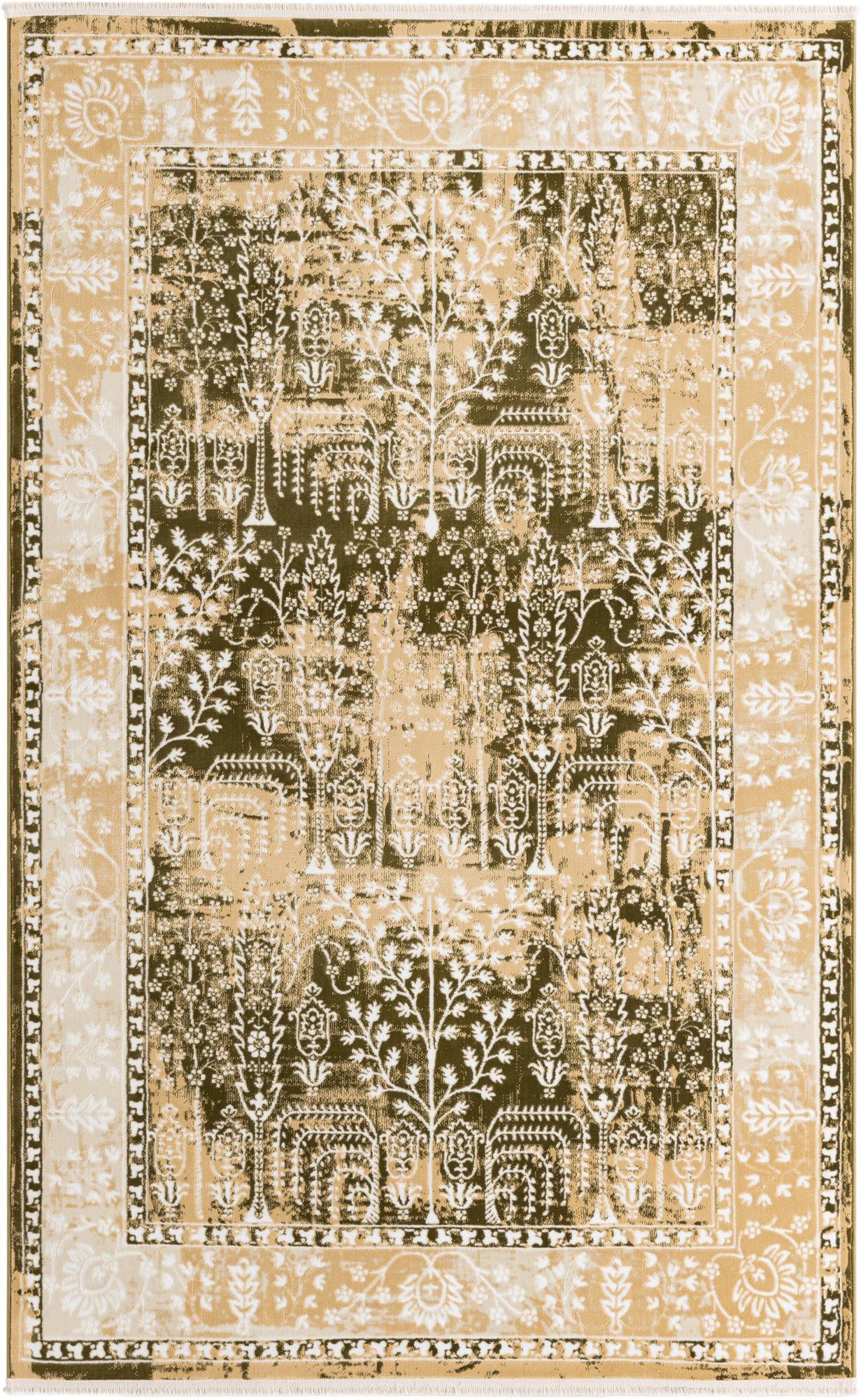 5' 3 x 8' Nain Design Rug