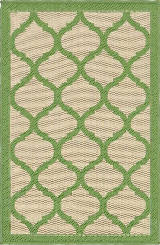 2' 2 x 3' Easy-Clean Lattice Indoor / Outdoor Rug
