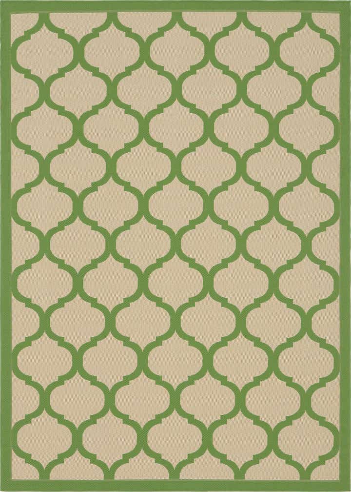 7' x 10' Easy-Clean Trellis Indoor / Outdoor Rug