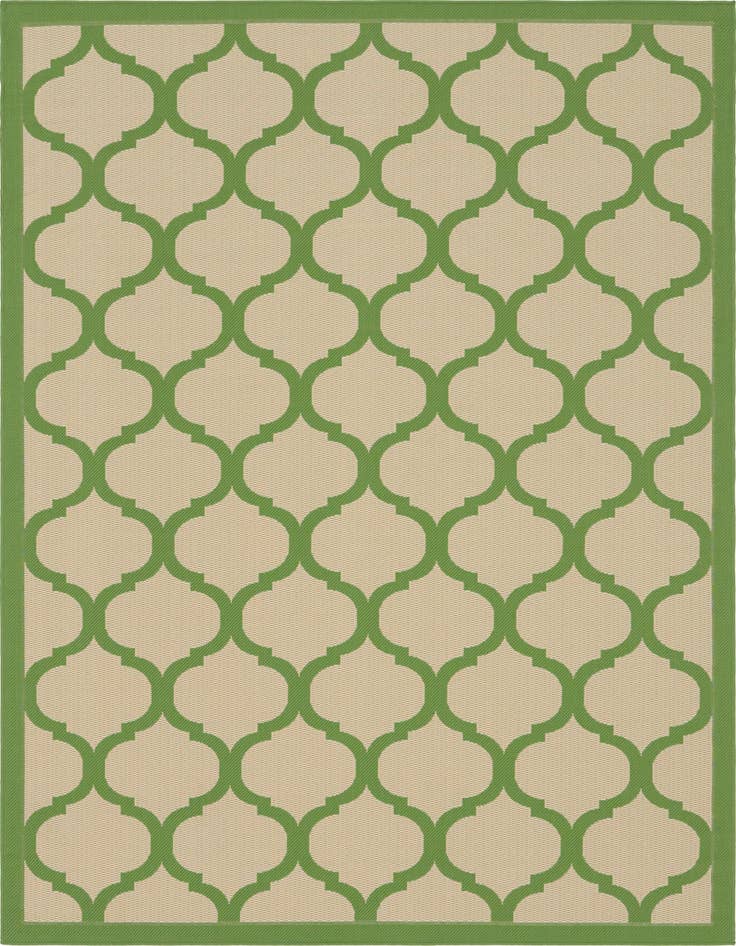 Detail image of 7' x 10' Easy-Clean Trellis Indoor / Outdoor Rug