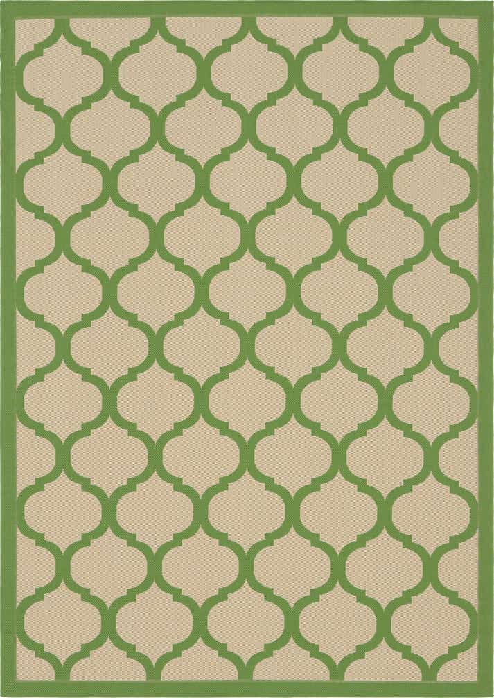 7' x 10' Easy-Clean Trellis Indoor / Outdoor Rug