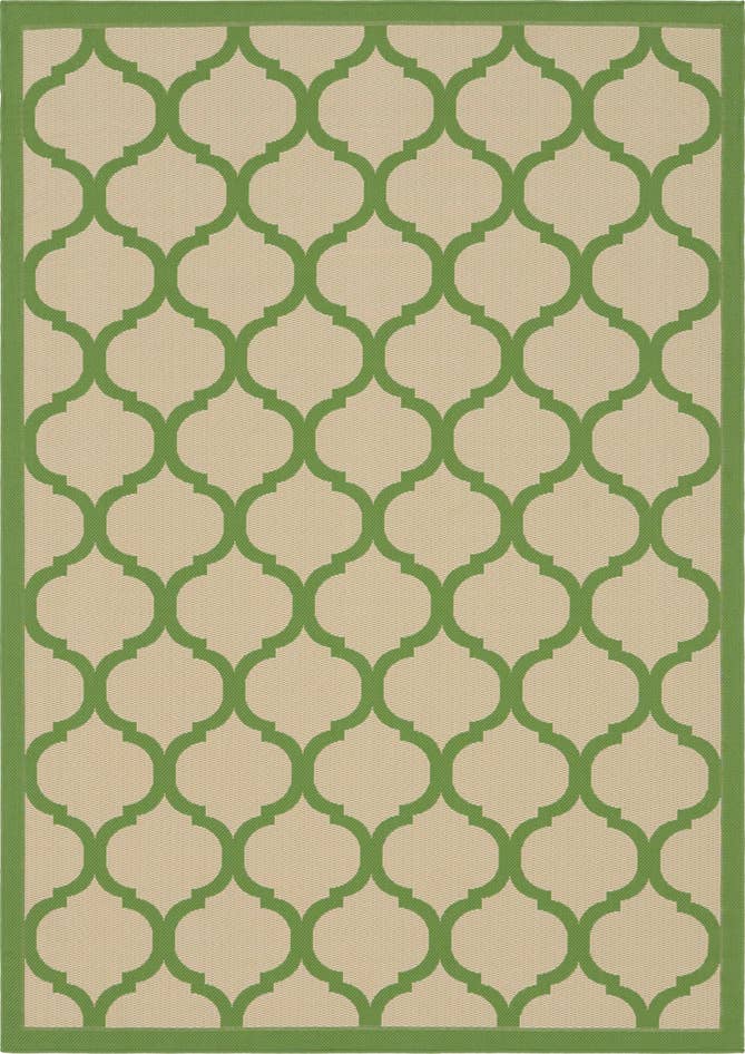 Detail image of 7' x 10' Easy-Clean Trellis Indoor / Outdoor Rug