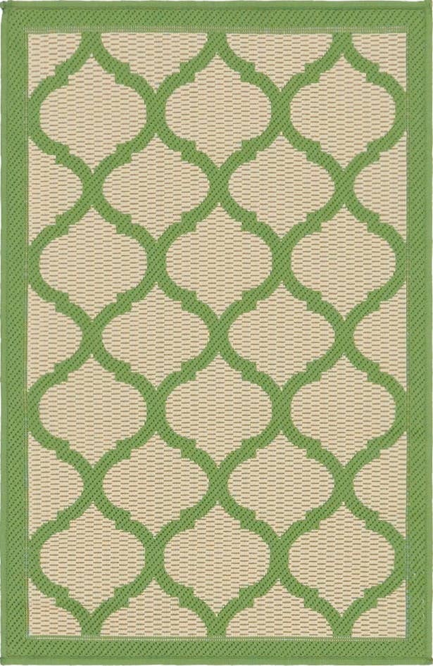 Detail image of 2' 2 x 3' Easy-Clean Trellis Indoor / Outdoor Rug