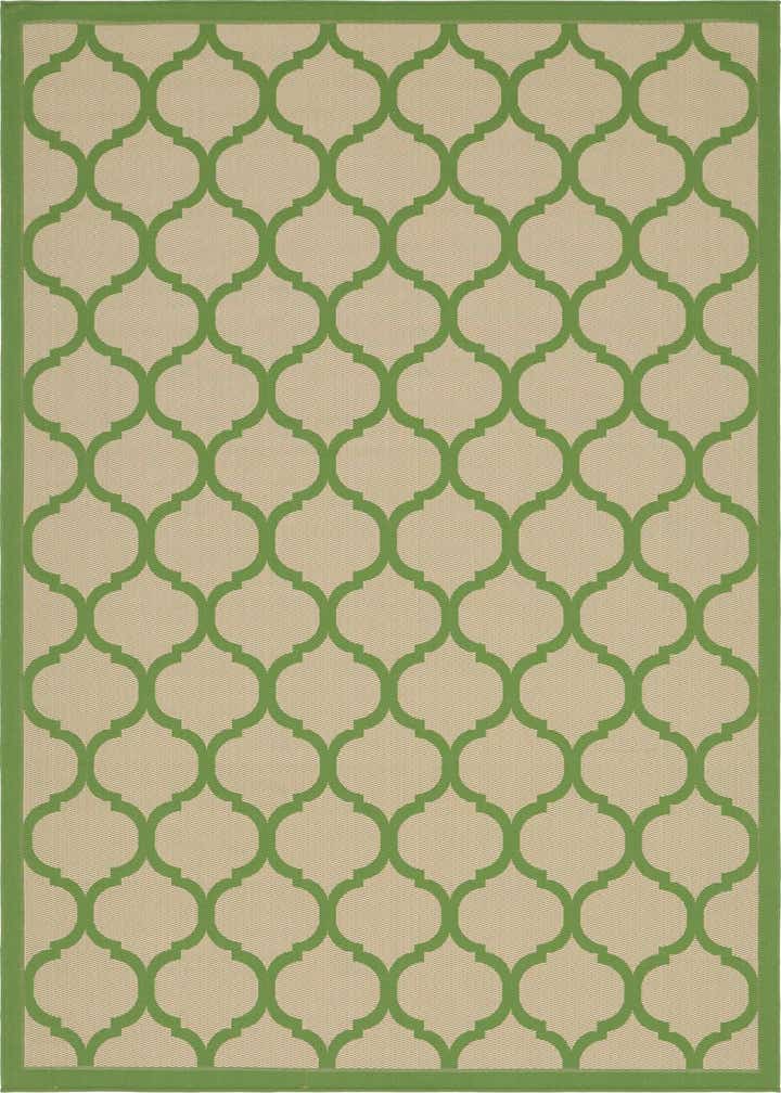 8' x 11' 4 Easy-Clean Trellis Indoor / Outdoor Rug