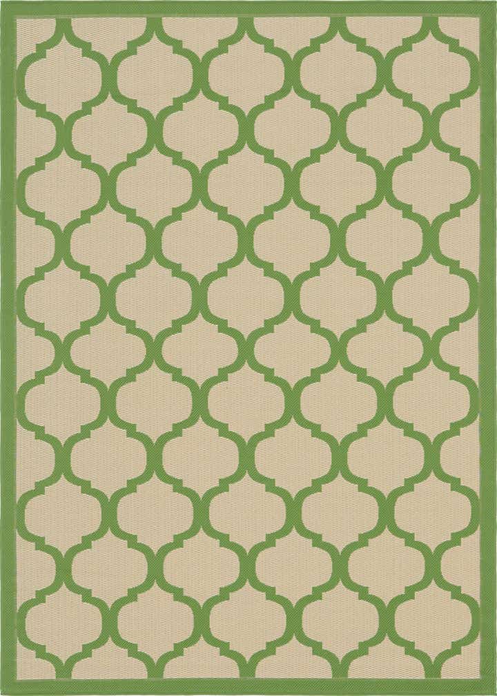 6' x 9' Easy-Clean Trellis Indoor / Outdoor Rug