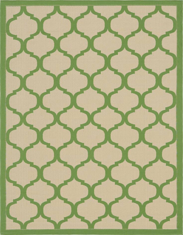 Detail image of 6' x 9' Easy-Clean Trellis Indoor / Outdoor Rug