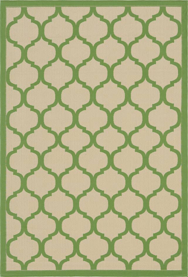 Detail image of 6' x 9' Easy-Clean Trellis Indoor / Outdoor Rug