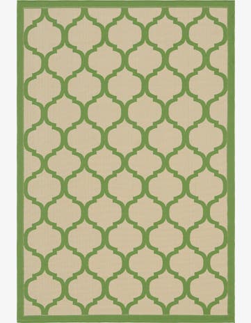 6' x 9' Easy-Clean Trellis Indoor / Outdoor Rug
