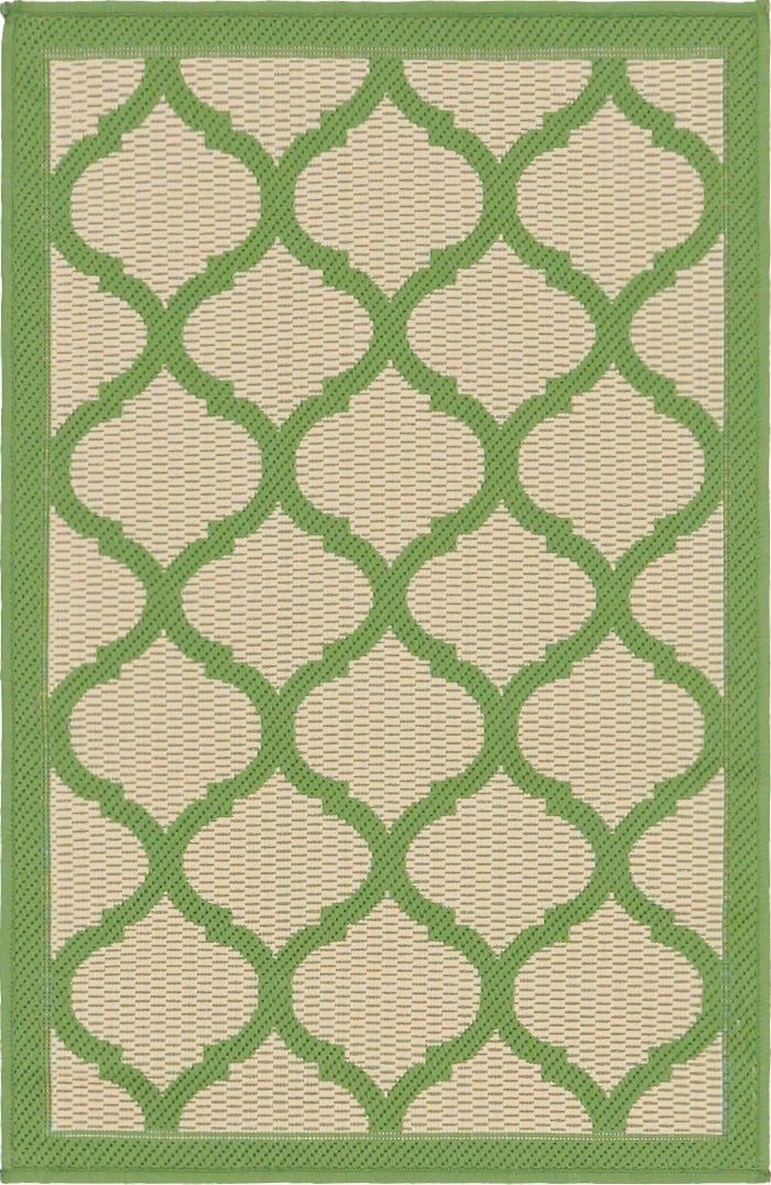 2' 2 x 3'  Washable Trellis Indoor / Outdoor Rug