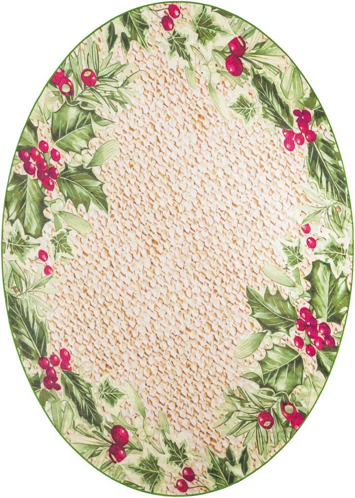 10' x 10' Easy-Clean Jill Zarin Caribbean Indoor / Outdoor Round Rug
