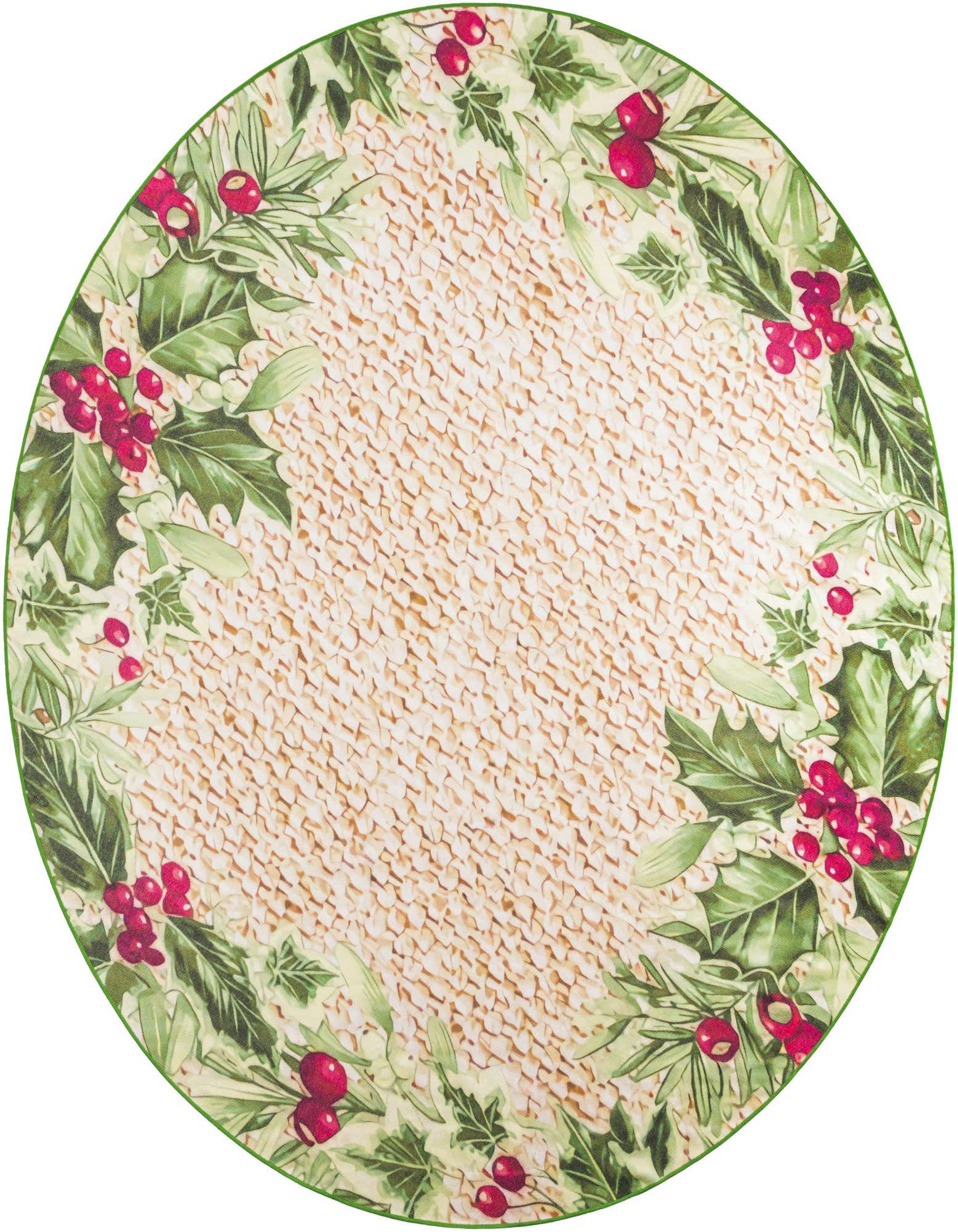 10' x 10' Easy-Clean Jill Zarin Caribbean Indoor / Outdoor Round Rug