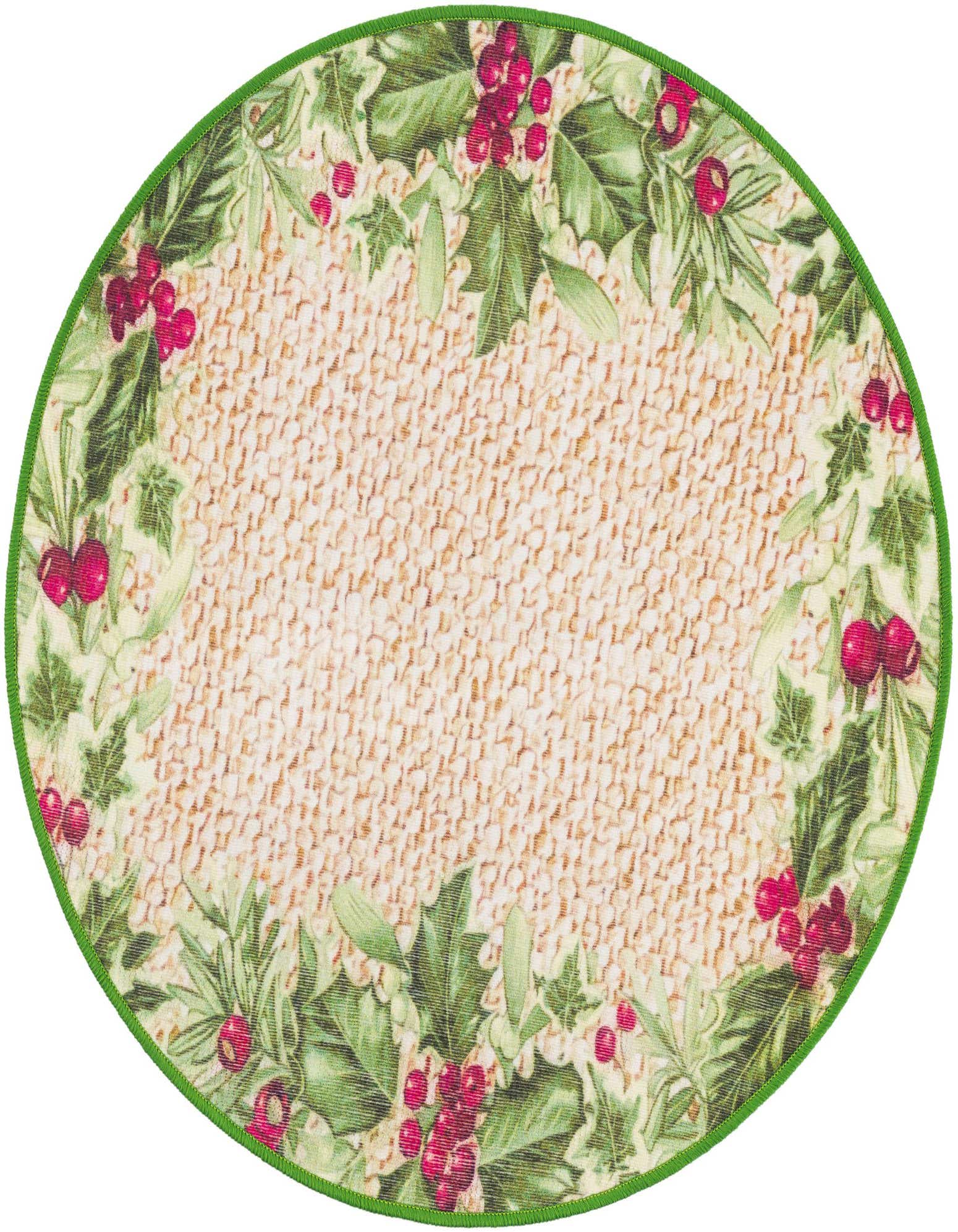 3' 3 x 3' 3 Easy-Clean Jill Zarin Caribbean Indoor / Outdoor Round Rug