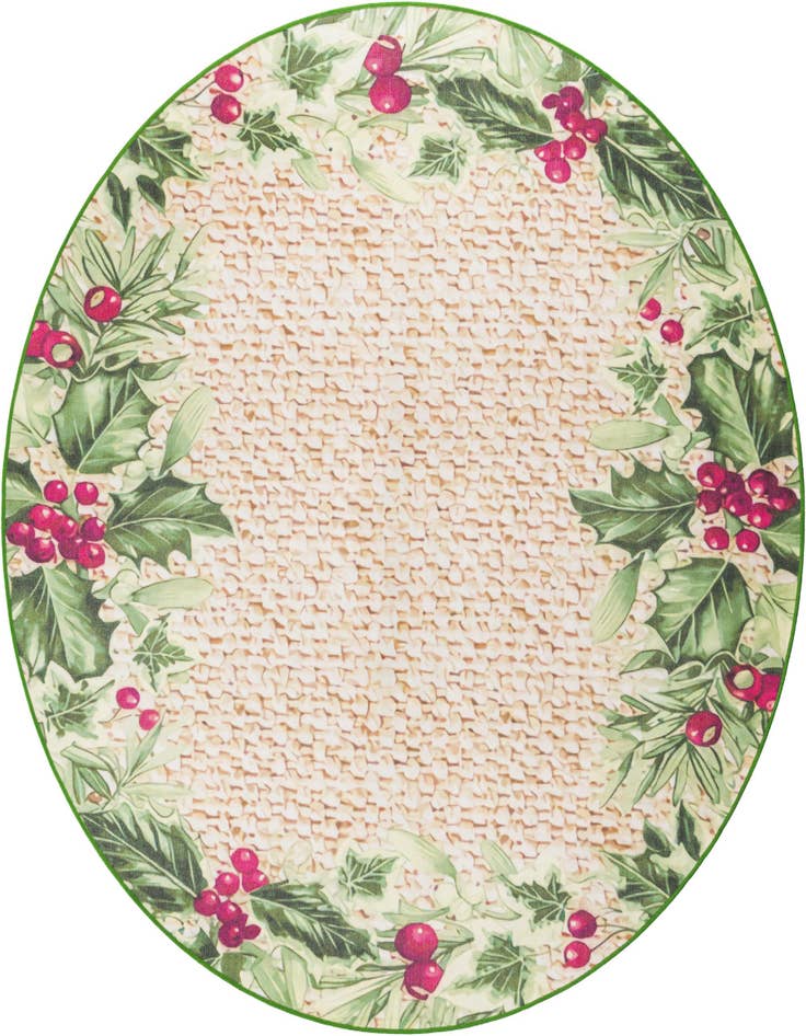 Detail image of 7' 10 x 7' 10 Easy-Clean Jill Zarin Caribbean Indoor / Outdoor Round Rug