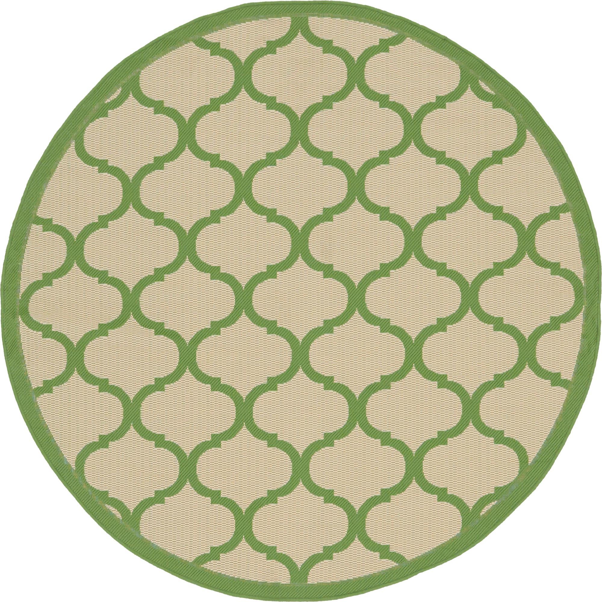 Rug Beige and Green Swatch link