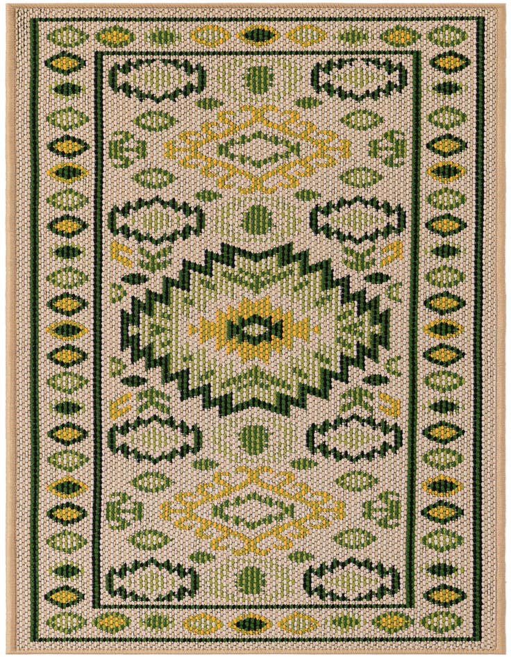 Detail image of 2' x 5' Easy-Clean Baja Indoor / Outdoor Runner Rug