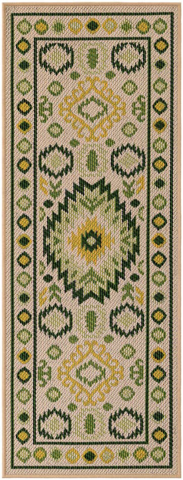 Detail image of 2' x 5' Easy-Clean Baja Indoor / Outdoor Runner Rug