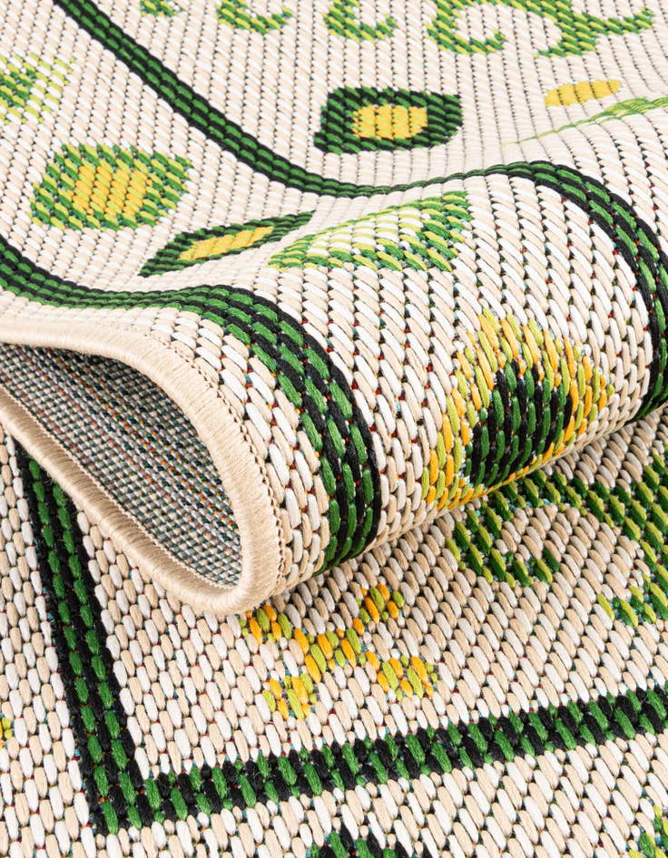 Detail image of 2' x 8' Easy-Clean Baja Indoor / Outdoor Runner Rug