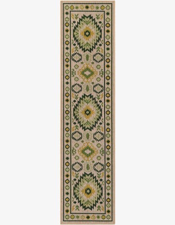 2' x 8' Easy-Clean Baja Indoor / Outdoor Runner Rug