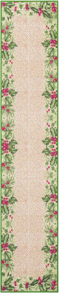 2' x 10' Easy-Clean Jill Zarin Caribbean Indoor / Outdoor Runner Rug