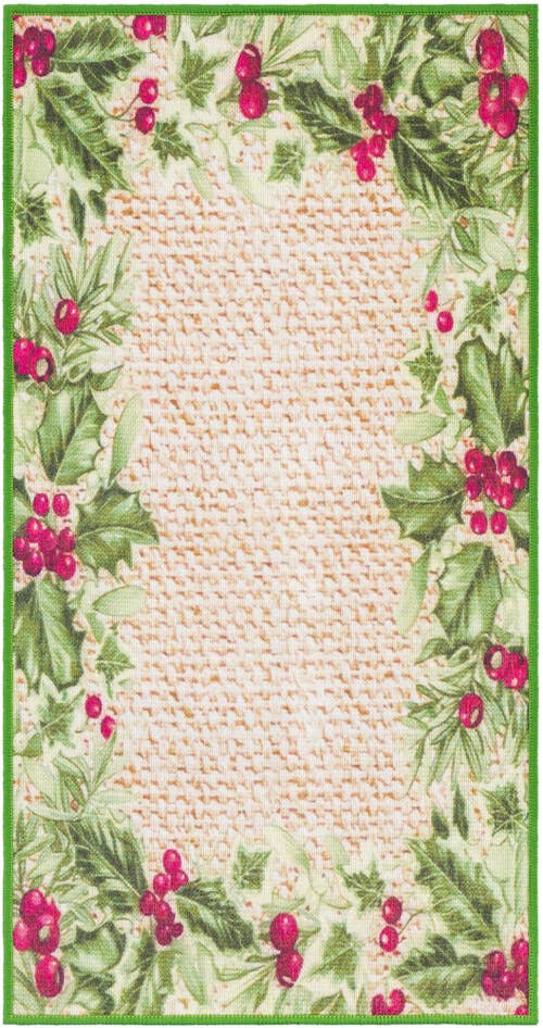 Detail image of 2' x 3' 11 Easy-Clean Jill Zarin Caribbean Indoor / Outdoor Runner Rug
