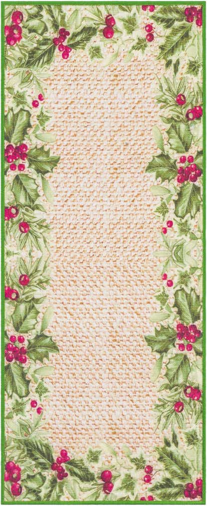 2' x 5' 1 Easy-Clean Jill Zarin Caribbean Indoor / Outdoor Runner Rug