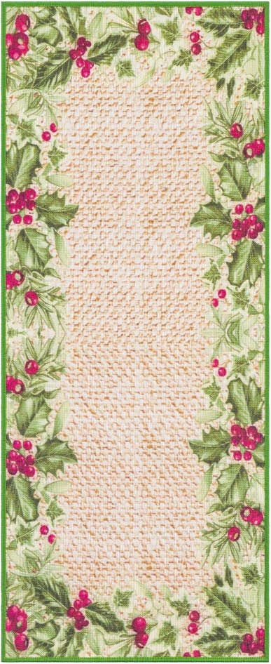 Detail image of 2' x 5' 1 Easy-Clean Jill Zarin Caribbean Indoor / Outdoor Runner Rug