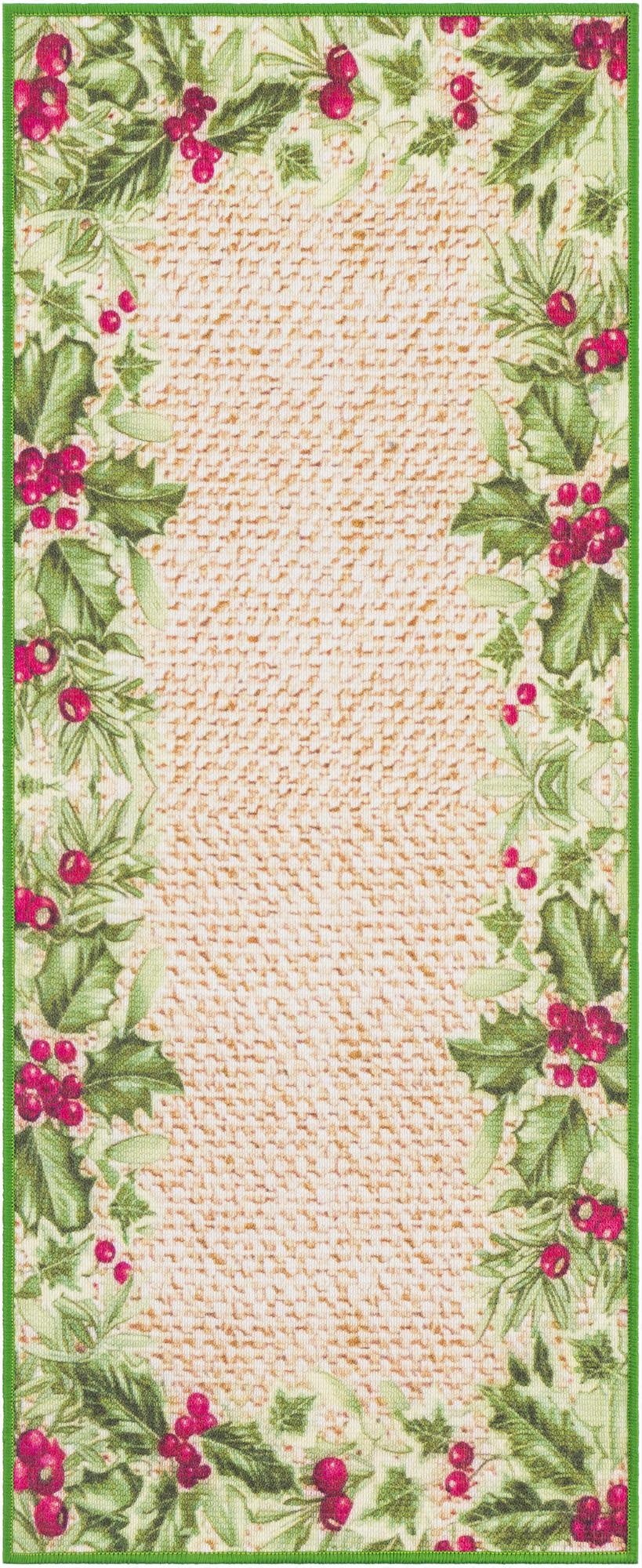 2' x 5' 1  Washable Jill Zarin Caribbean Indoor / Outdoor Runner Rug