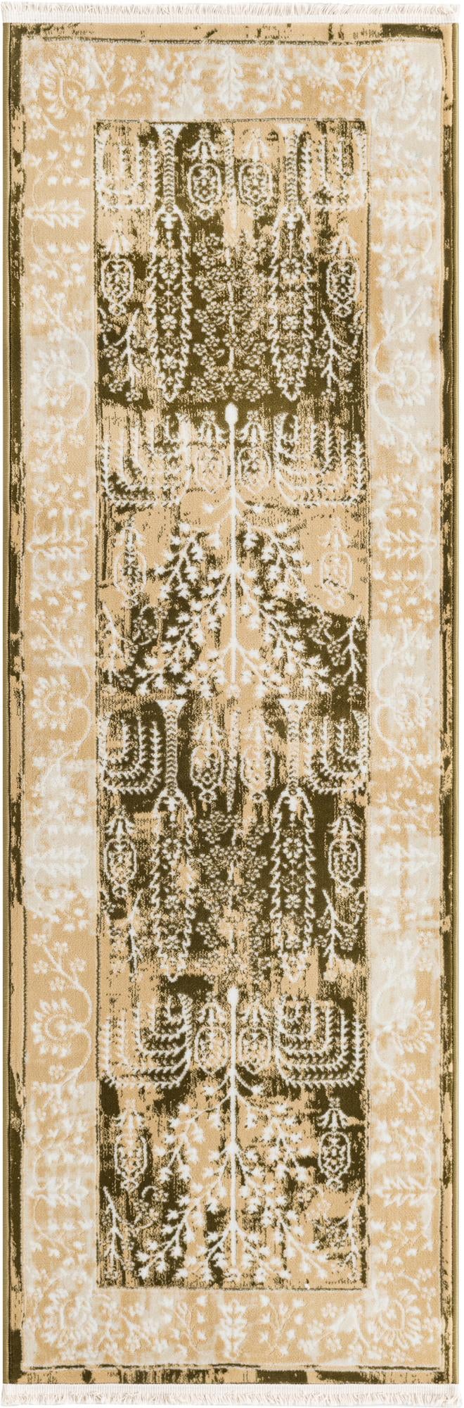 Rug Beige and Green Swatch link