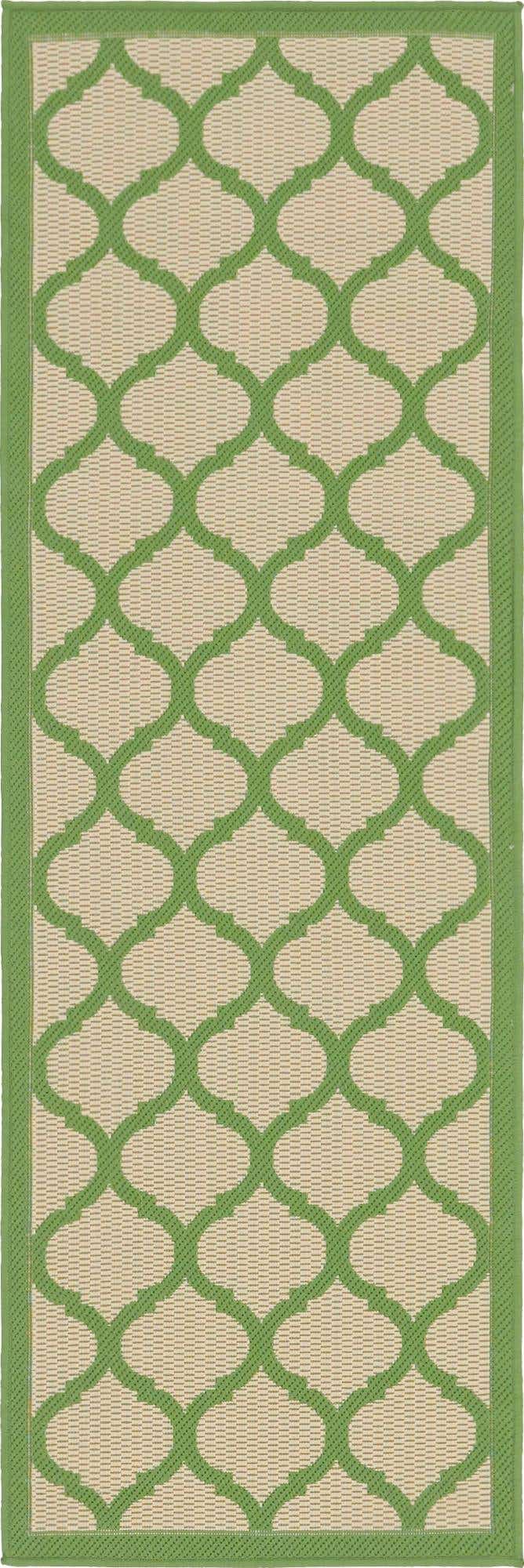 2' 2 x 6' Easy-Clean Lattice Indoor / Outdoor Runner Rug