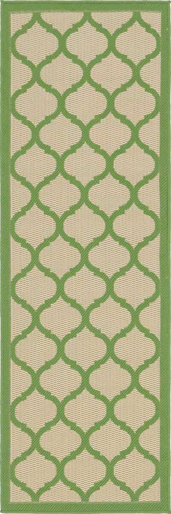 2' 2 x 6' Easy-Clean Lattice Indoor / Outdoor Runner Rug