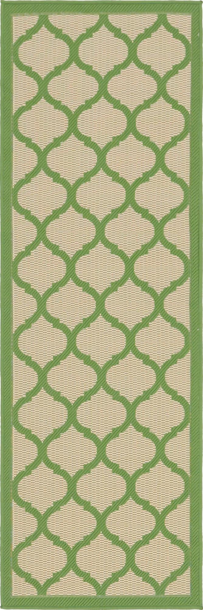 Rug Beige and Green Swatch link