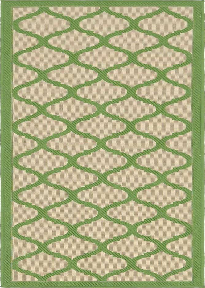2' 2 x 6' Easy-Clean Trellis Indoor / Outdoor Runner Rug