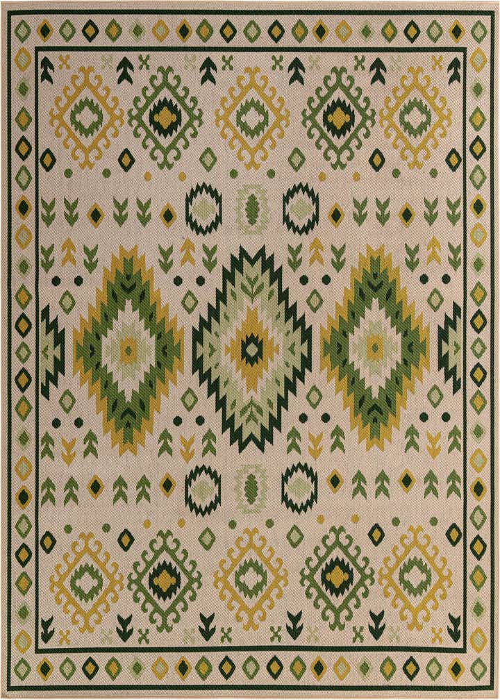 10' x 10' Easy-Clean Baja Indoor / Outdoor Square Rug