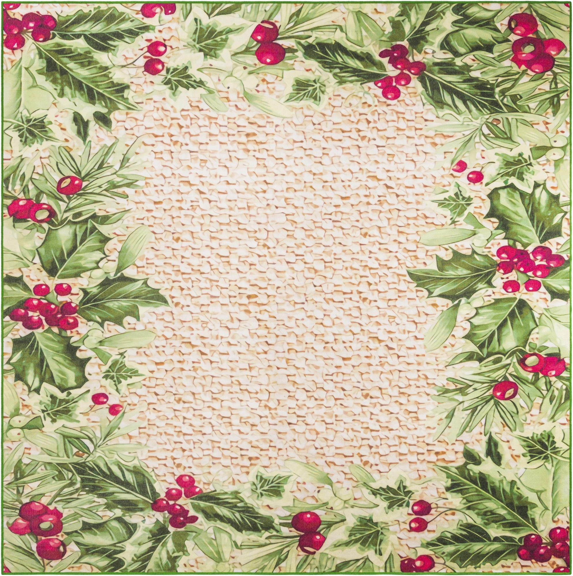 10' x 10'  Washable Jill Zarin Caribbean Indoor / Outdoor Square Rug