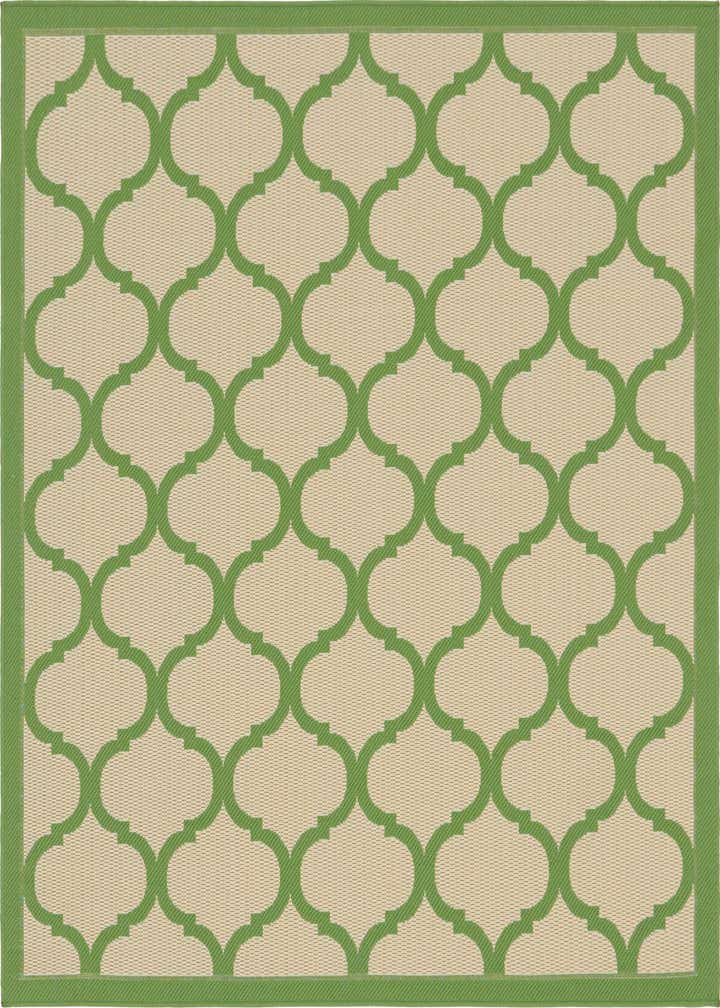 6' x 6' Easy-Clean Trellis Indoor / Outdoor Square Rug