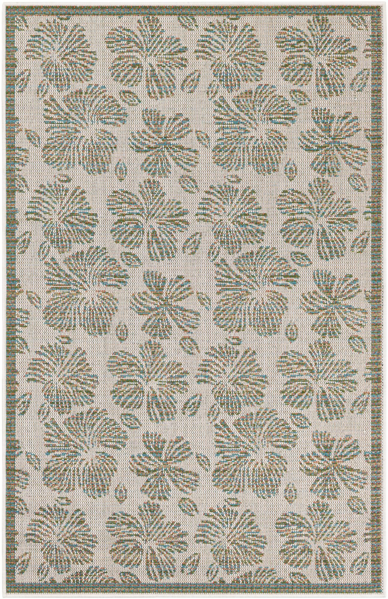 4' 1 x 6' 1 Easy-Clean Baja Indoor / Outdoor Rug