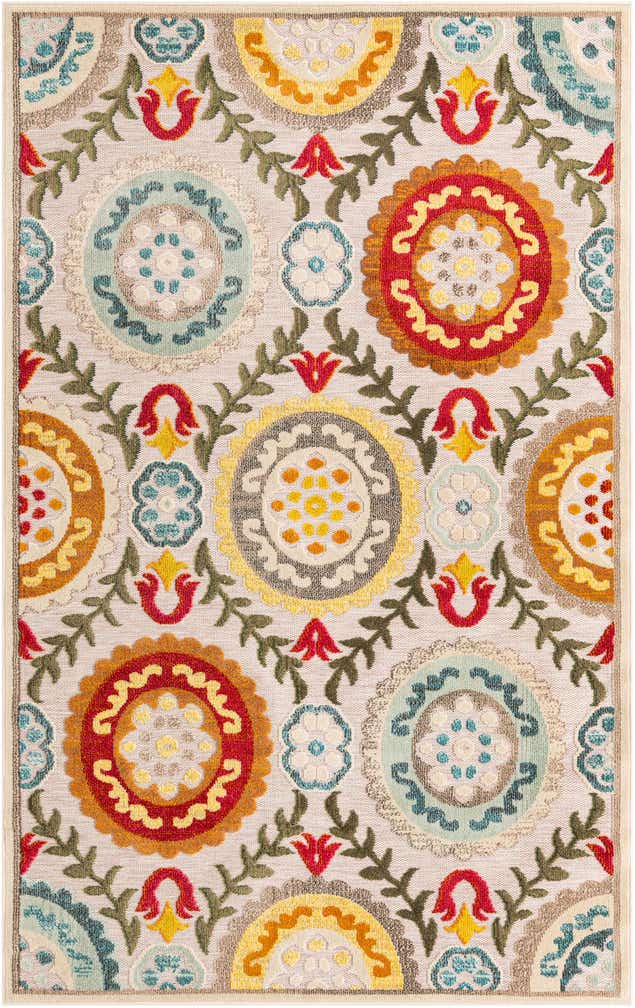 6' x 9' Easy-Clean Casablanca Indoor / Outdoor Rug