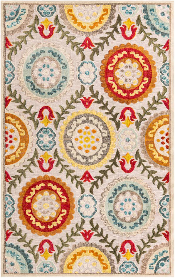 Detail image of 6' x 9' Easy-Clean Casablanca Indoor / Outdoor Rug