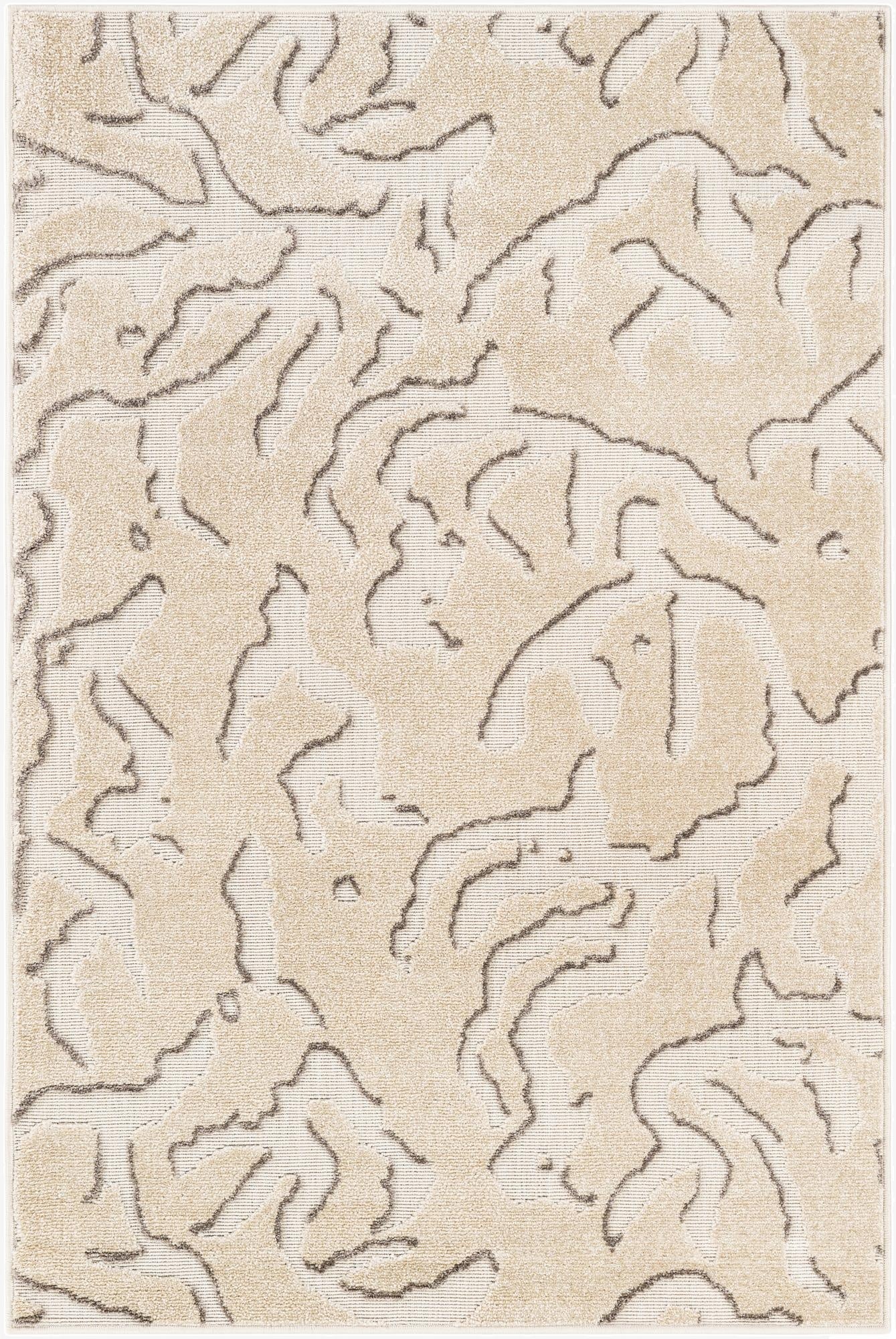 4' x 6'  Washable Sabrina Soto Indoor / Outdoor Rug