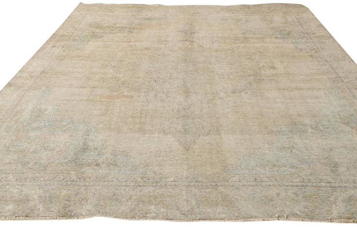 Detailansicht von 275cm x 330cm Handgeknüpft Ultra Vintage Persisch Wolle Teppich