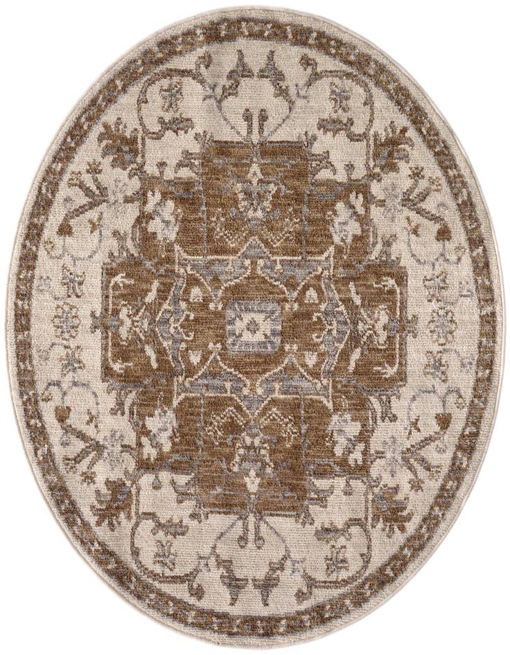 Detail image of 5' x 5' Grand Tradition Round Rug