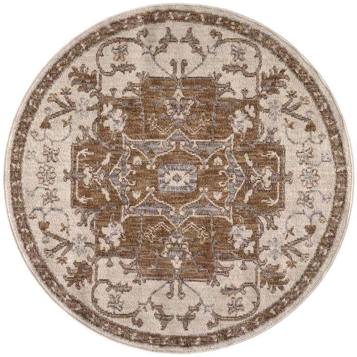 Detail image of 5' x 5' Grand Tradition Round Rug