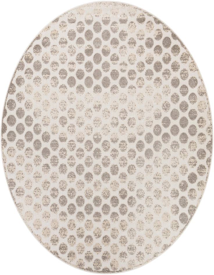 Detail image of 10' x 10' Easy-Clean Sabrina Soto Indoor / Outdoor Round Rug